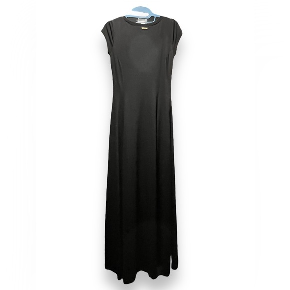 Michael Kors ~ Black Evening Dress ~ Xtra-Small ~ Knee Height Slit on Left ~ NWT - Picture 5 of 9